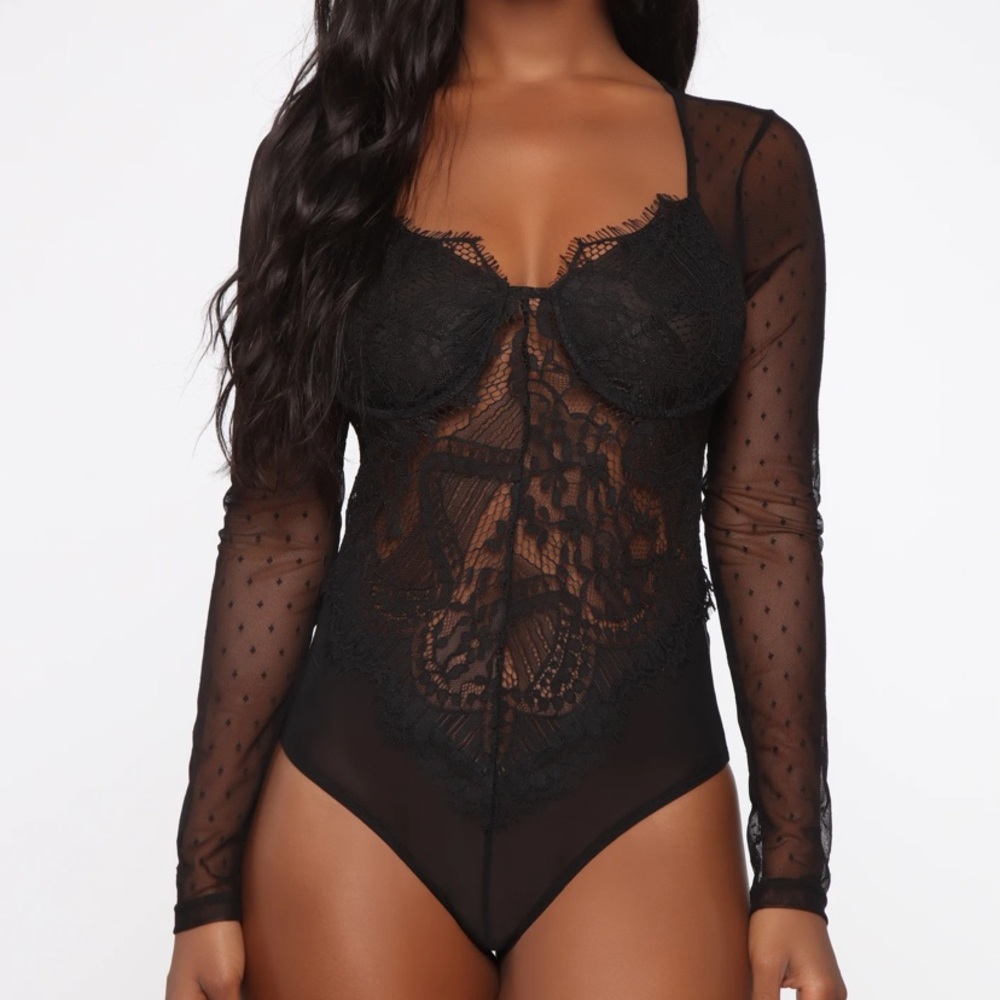 Pretty in Lace Bodysuit by Fashion Nova
